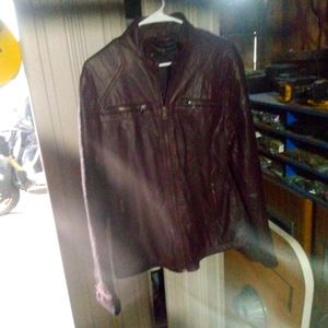 Inc ox blood leather jacket
